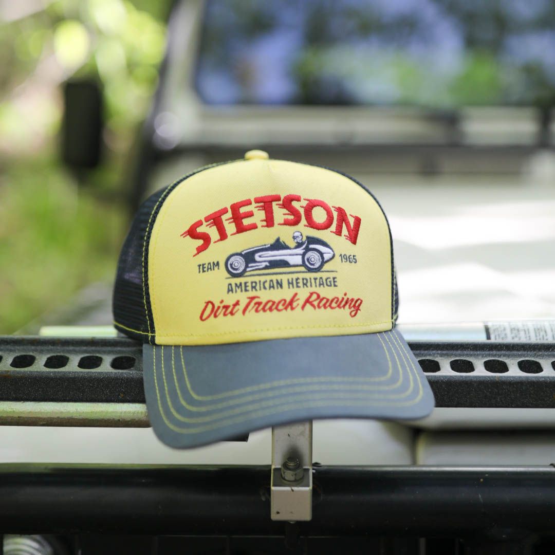 Stetson trucker cap.