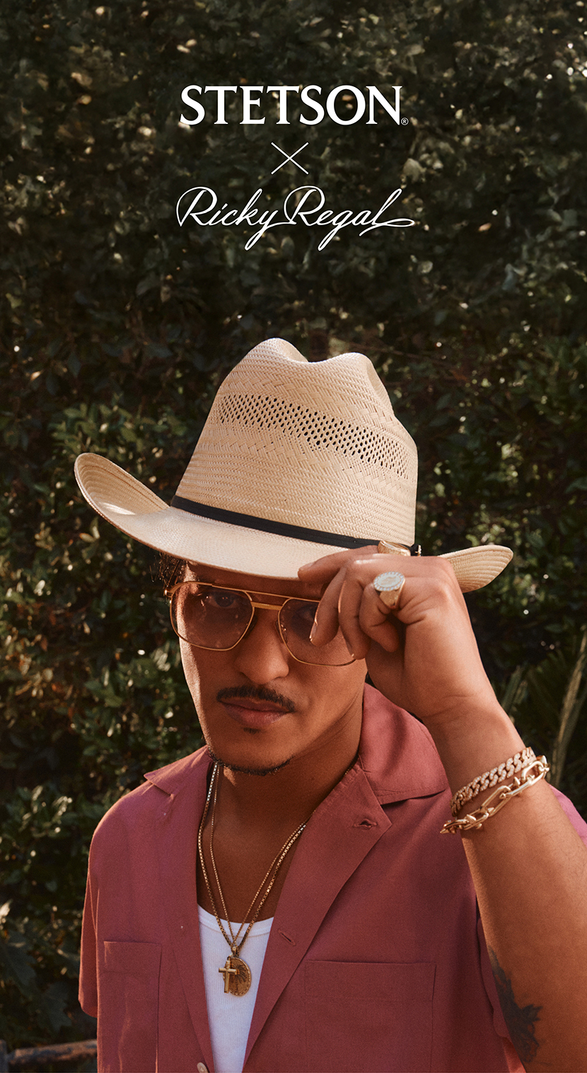 STETSON コレクションブック & ピンバッジセット Stetson Ricky Regal 10X Straw - Stetson Stories